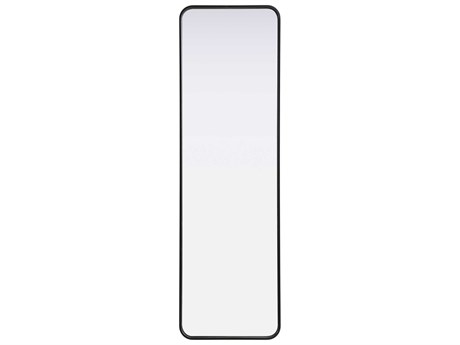 Elegant Lighting Remy Black Rectangular Wall Mirror