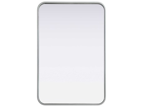 Elegant Lighting Remy Silver Rectangular Wall Mirror