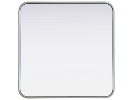 Elegant Lighting Remy Silver Square Wall Mirror
