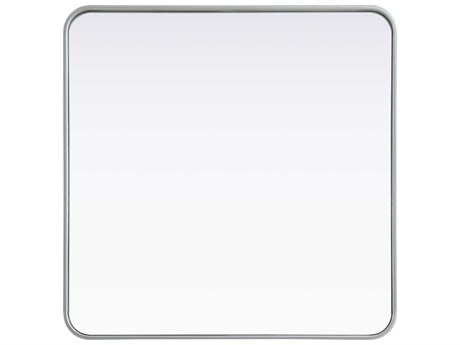 Elegant Lighting Remy Silver Square Wall Mirror