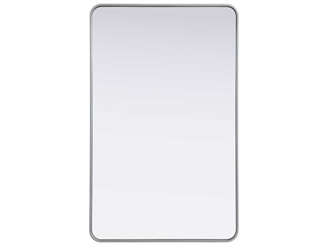 Elegant Lighting Remy Silver Rectangular Wall Mirror