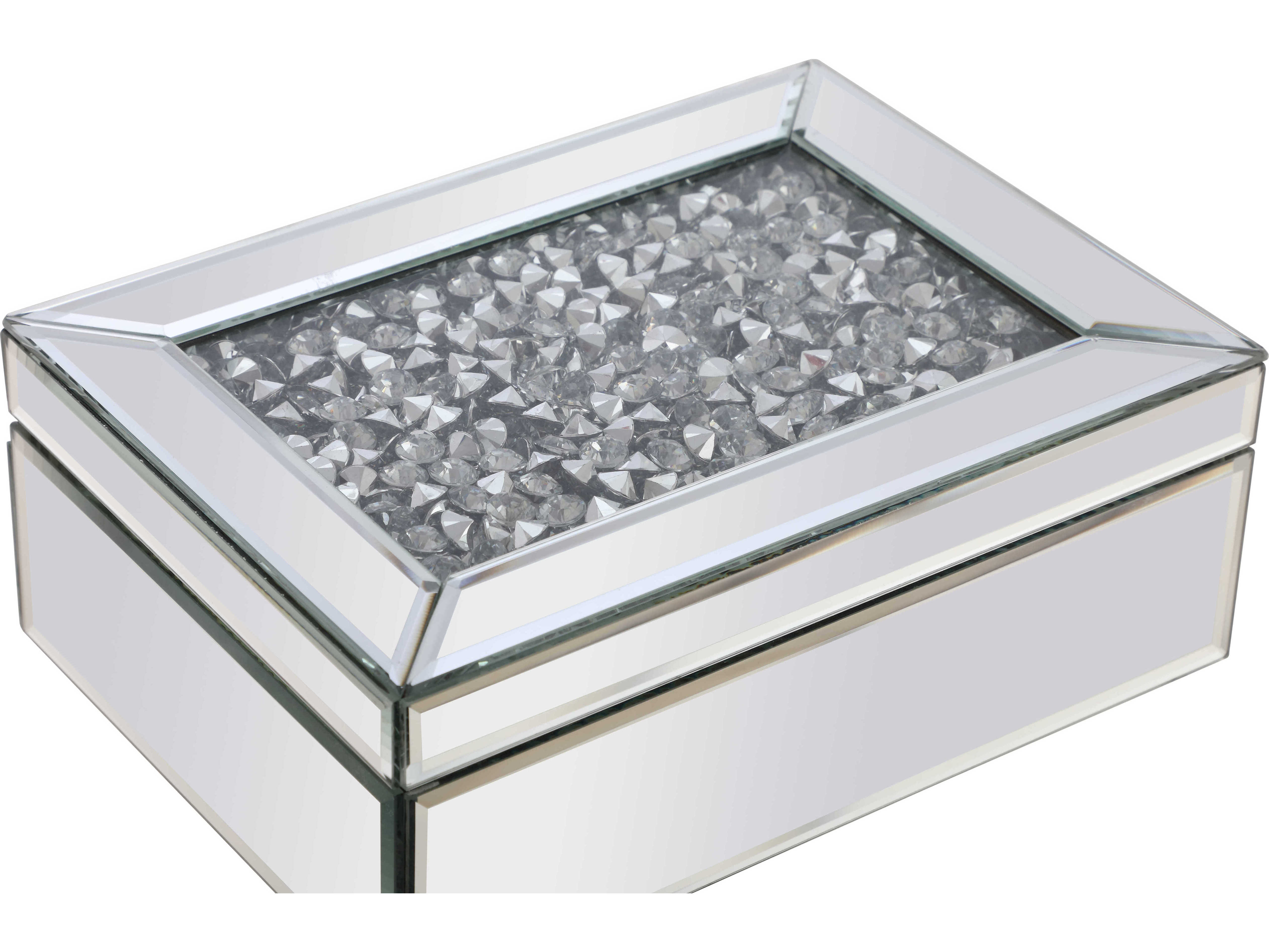 Elegant Lighting Modern Clear Mirror Jewelry Box | EGMR9209
