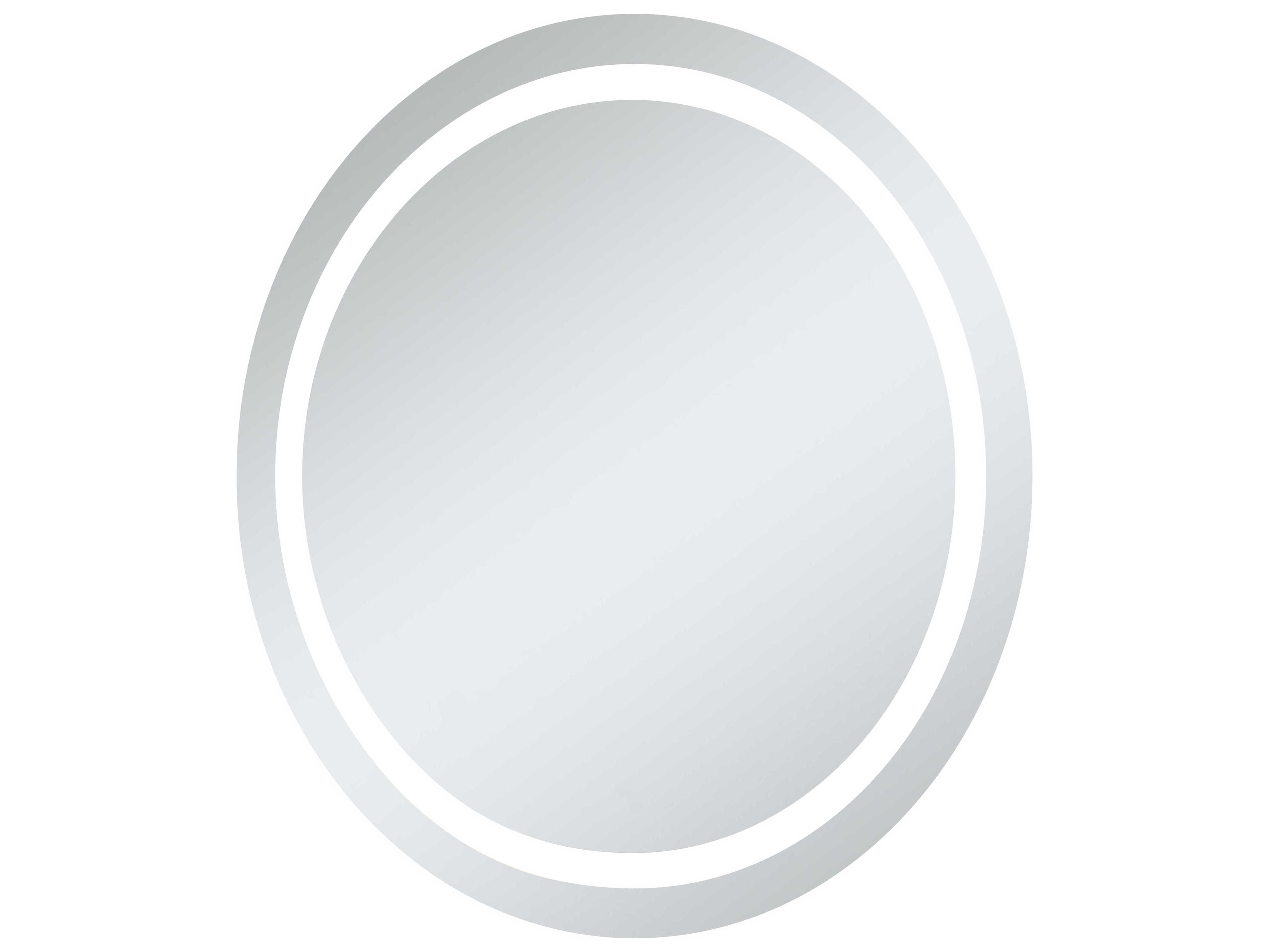 Elegant Lighting Nova Glossy White 36'' Wide 5000K LED Round Wall