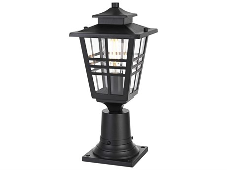 Elegant Lighting Macon 1-Light Outdoor Post Light