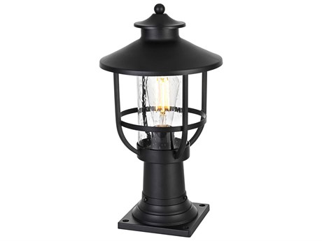 Elegant Lighting Janney 1-Light Outdoor Post Light
