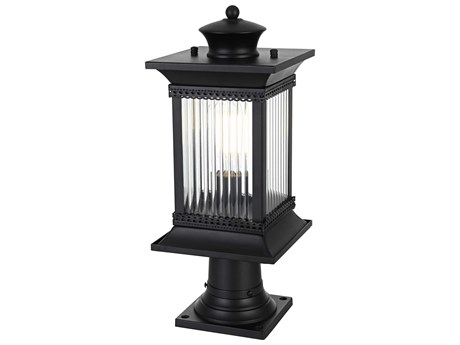Elegant Lighting Collins 1-Light Outdoor Post Light