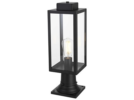 Elegant Lighting Hilton 1-Light Outdoor Post Light
