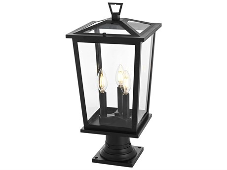 Elegant Lighting Cayman 3-Light Outdoor Post Light