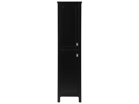Elegant Lighting Adian Black Bathroom Linen Storage