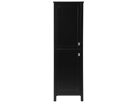 Elegant Lighting Adian Black Bathroom Linen Storage