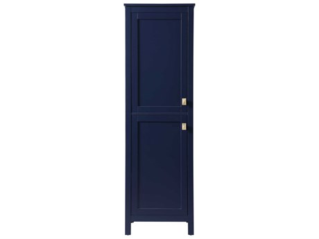 Elegant Lighting Adian Blue Bathroom Linen Storage