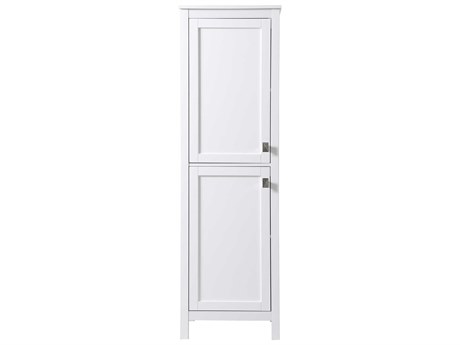 Elegant Lighting Adian White Bathroom Linen Storage