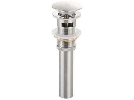 Elegant Lighting Irving Brushed Nickel Pop-Up Bathroom Sink Drain