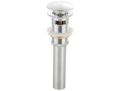 Elegant Lighting Irving Polished Chrome Pop-Up Bathroom Sink Drain