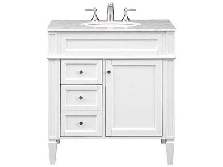 Elegant Lighting Park Avenue White 32" Vanity