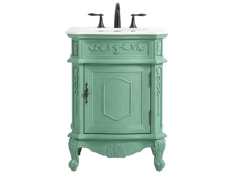 Elegant Lighting Berkshire Vintage Mint 24" Vanity