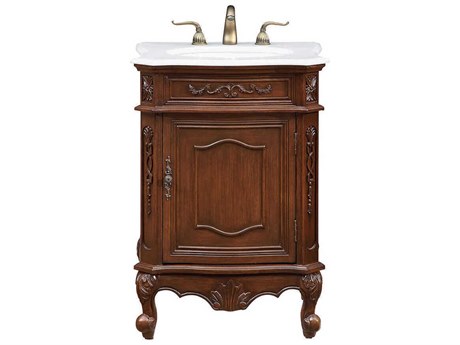 Elegant Lighting Berkshire Brown 24" Vanity