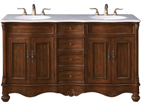 Elegant Lighting Windsor Teak 60" Vanity