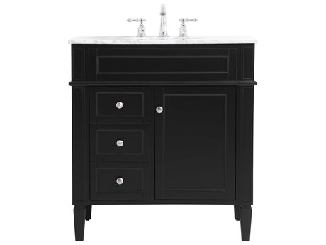 Elegant Lighting Park Avenue Black 32" Vanity