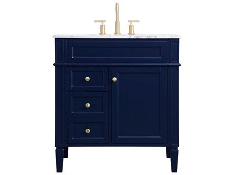 Elegant Lighting Park Avenue Blue 32" Vanity