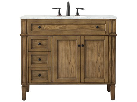 Elegant Lighting Park Avenue Driftwood 40" Vanity