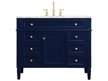 Elegant Lighting Park Avenue Blue 42" Vanity
