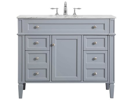 Elegant Lighting Park Avenue Grey 42" Vanity