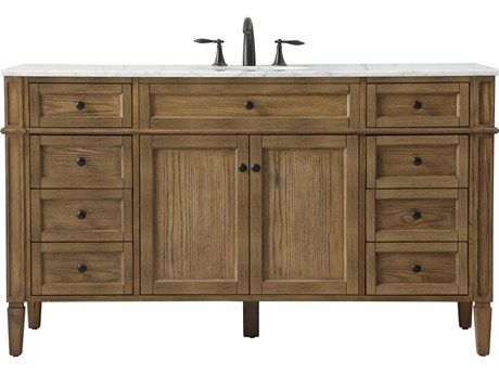 Elegant Lighting Park Avenue Driftwood 60" Vanity