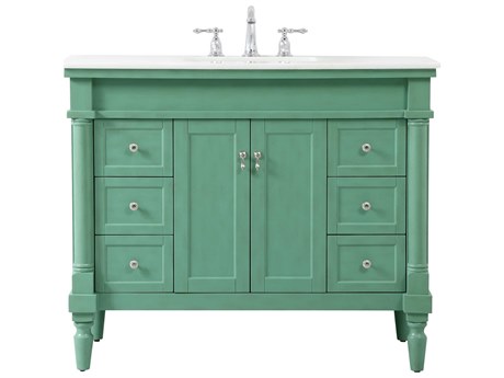 Elegant Lighting Lexington Vintage Mint 42" Vanity