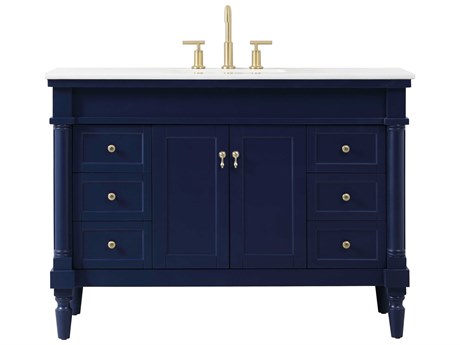Elegant Lighting Lexington Blue 48" Vanity