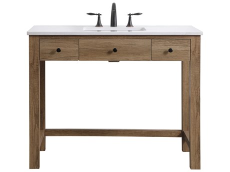 Elegant Lighting Hudson Natural Oak ADA Compliant Vanity