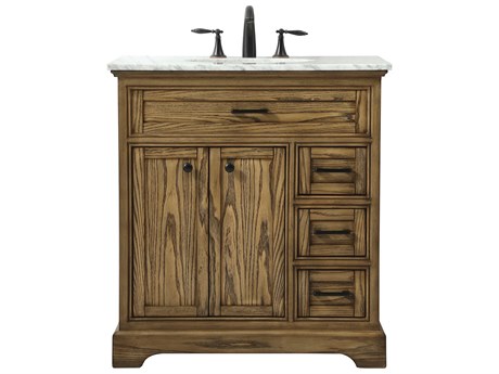 Elegant Lighting Americana Driftwood 32" Vanity