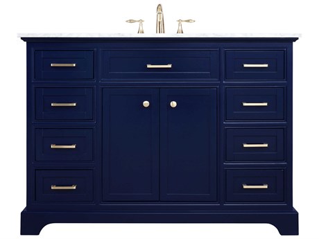 Elegant Lighting Americana Blue 48" Vanity