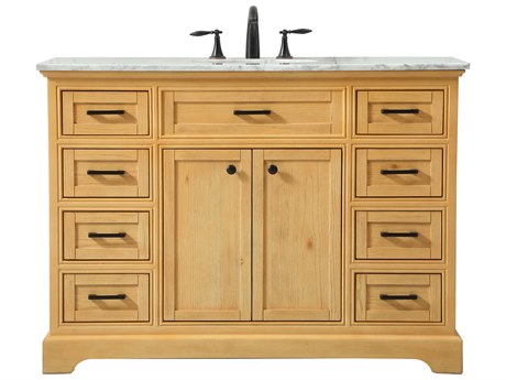Elegant Lighting Americana Natural Wood 48" Vanity