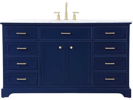 Elegant Lighting Americana Blue 60" Vanity
