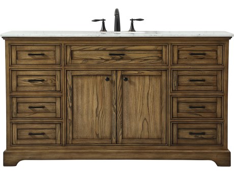 Elegant Lighting Americana Driftwood 60" Vanity