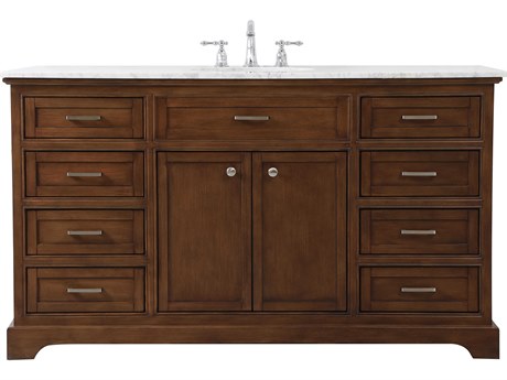 Elegant Lighting Americana Teak 60" Vanity