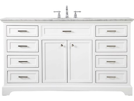 Elegant Lighting Americana White 60" Vanity