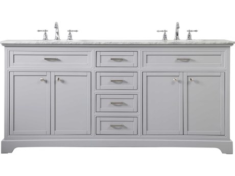 Elegant Lighting Americana Grey 72" Vanity