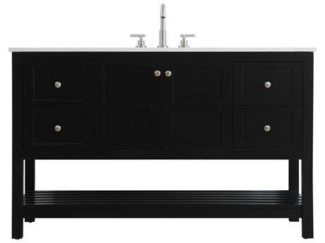 Elegant Lighting Theo Black Vanity