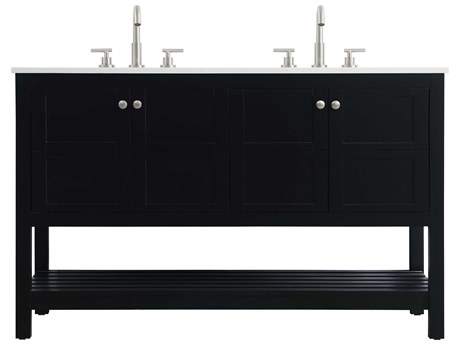 Elegant Lighting Theo Black Vanity