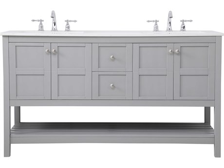 Elegant Lighting Theo Gray 60" Vanity