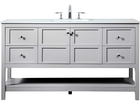 Elegant Lighting Theo Grey 60" Vanity