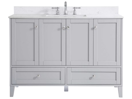 Elegant Lighting Sommerville Grey 48" Vanity with Backsplash