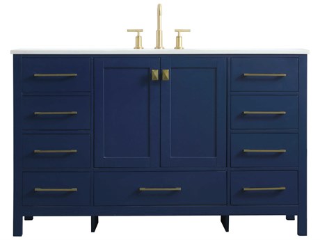 Elegant Lighting Irene Blue Vanity
