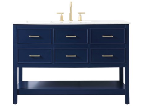 Elegant Lighting Sinclaire Blue 48" Vanity