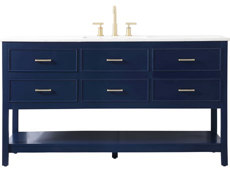 Elegant Lighting Sinclaire Blue 60" Vanity