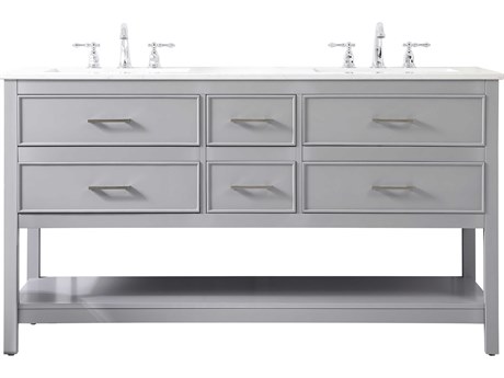 Elegant Lighting Sinclaire Gray 60" Vanity