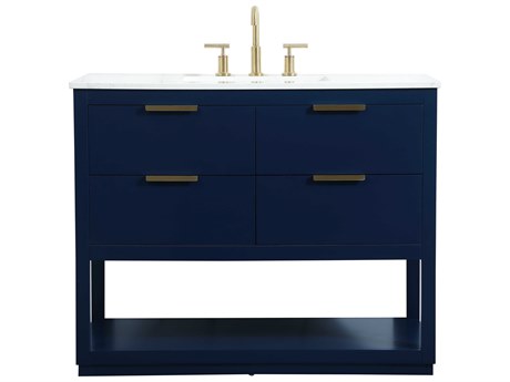Elegant Lighting Larkin Blue 42" Vanity