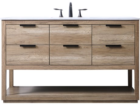 Elegant Lighting Larkin Natural Oak Vanity